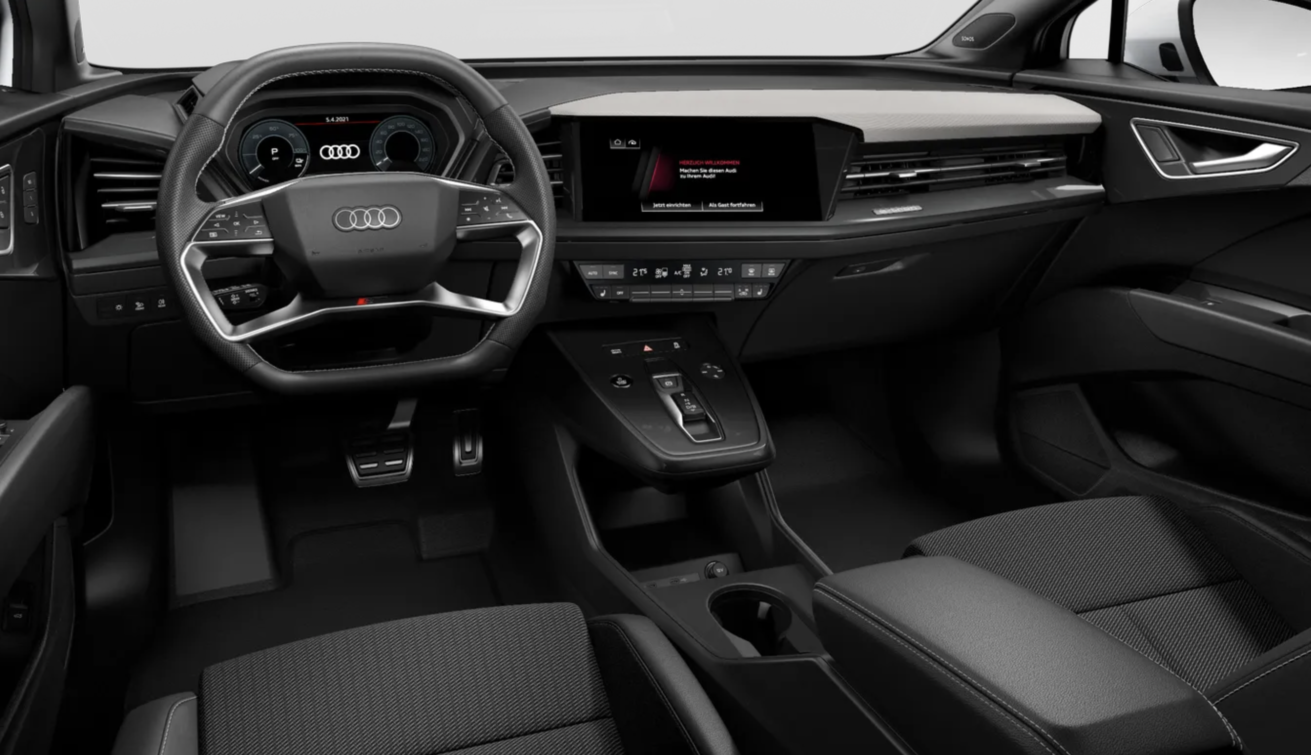 Audi Q4 e-tron 50 quattro S-line | nový elektromobil | moderní stylové městské SUV | čisté elektro auto pro každý den | první objednávky online | virtuální autosalon AUTOiBUY.com
